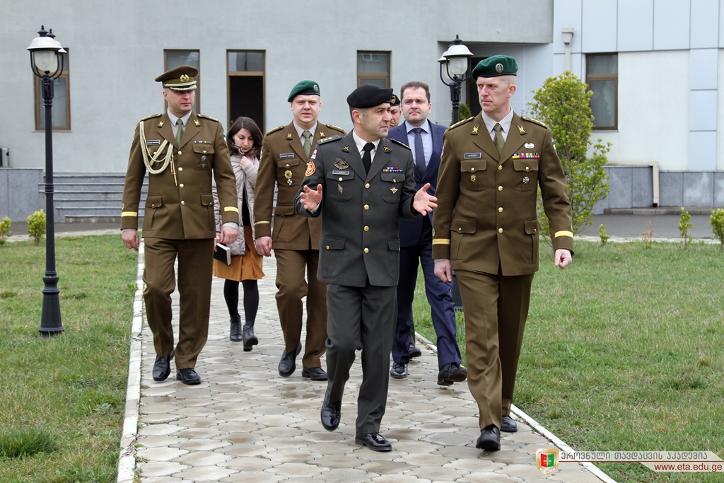 The Visit of the Commandant of the Estonian National Defence College at the NDA